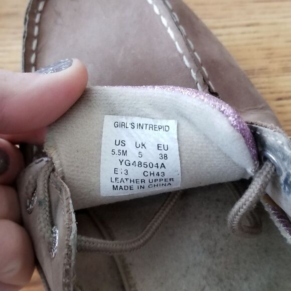 Sperry's Topsider Intrepid Girls Shoe 5.5 Loafer - Picture 5 of 6